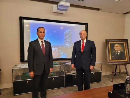 Maher Holding Yönetim Kurulu Başkanı Mahmut Erdemoğlu ve Anadolu Grubu Yönetim Kurulu Başkanı Tuncay Özilhan